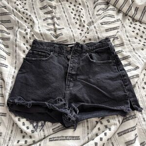 Abercrombie High-Waisted Denim Shorts